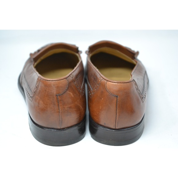 Bruno Magli Italy Brandy Montreal Tassel Loafers Shoes Mens‎ Brown Size 9M 13826 - Picture 8 of 15